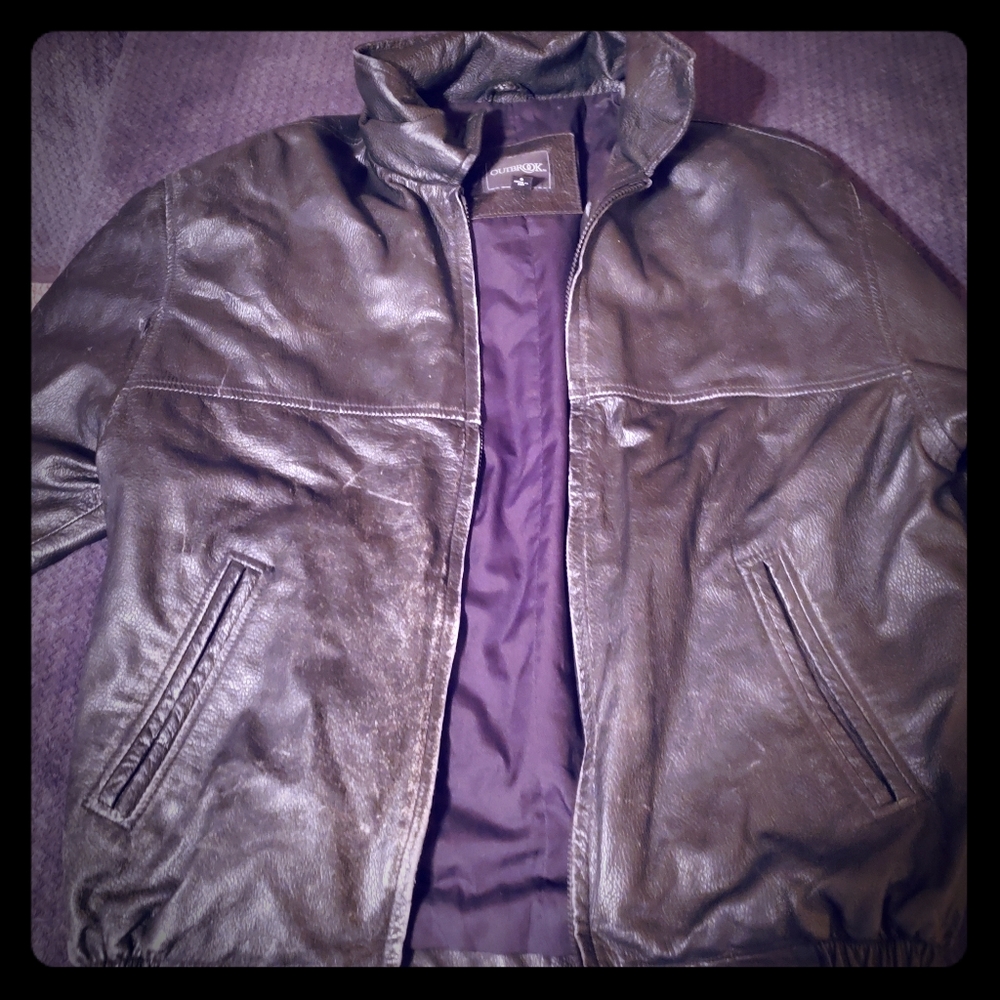 Leather jacket